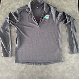 Miami Dolphins Nike Dri-FIT Black Pullover